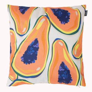 Papaya Fruit Outdoor Cushion