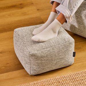 Amara Woven Footstool - Natural