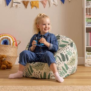 Kids Dinosaur Print Classic Bean Bag