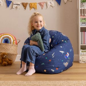 Kids Space Print Classic Bean Bag