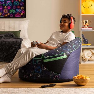 Alpha Kids Gaming Chair - Navy Blue