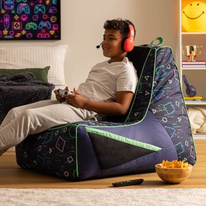 Meta Gaming Recliner Chair - Navy Blue